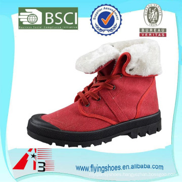 factory direct plush lining fashion cheap winter boots for women